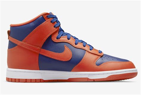 nike dunk orange blau|Nike dunks high top orange.